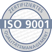 ISO 9007 zertifiziertes Qualitätsmanagement